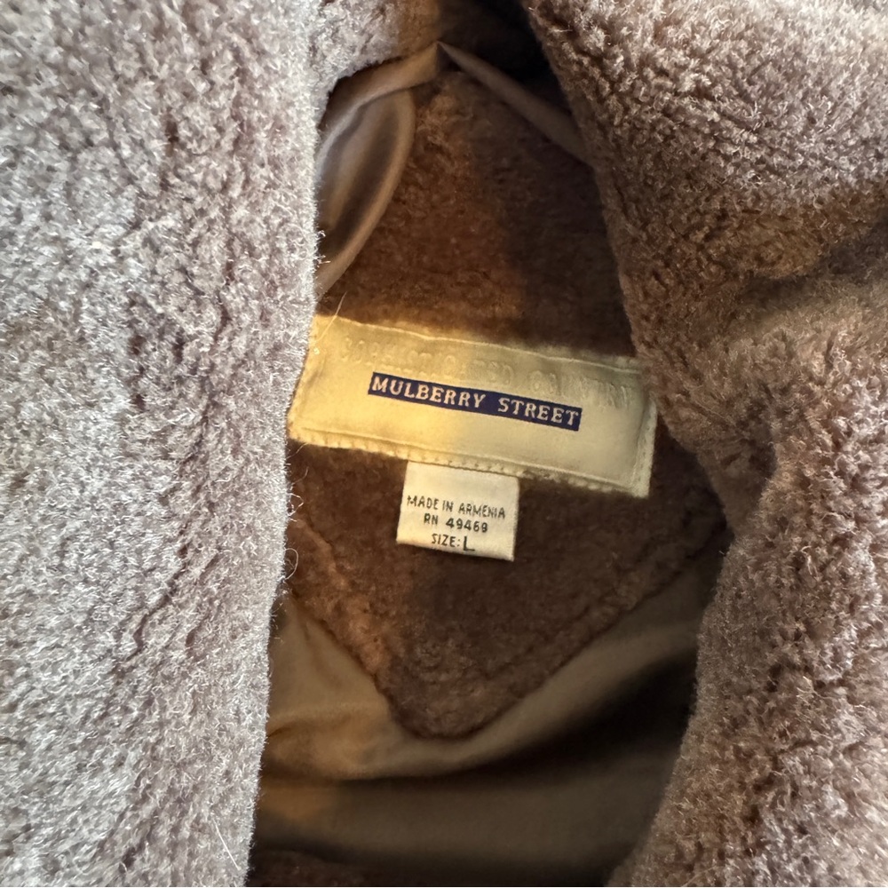 Mulberry Street Fuzzy Brown Jacket - Picture 4 of 5